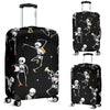 Skeleton Dance Print Luggage Cover Protector