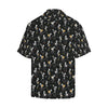 Skeleton Dance Print Men Aloha Hawaiian Shirt