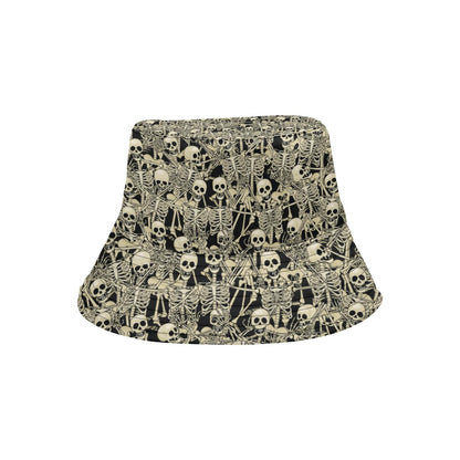 Skeleton Design Print Unisex Bucket Hat