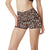 Skeleton Pattern Print High Waisted Spandex Shorts-JTAMIGO.COM