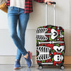 Skeleton Pattern Print Luggage Cover Protector