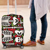 Skeleton Pattern Print Luggage Cover Protector