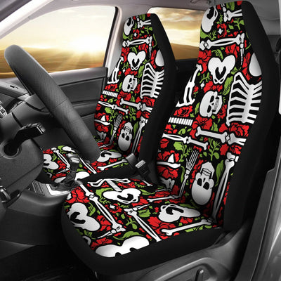 Skeleton Pattern Print Universal Fit Car Seat Covers