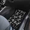 Skeleton Style Print Car Floor Mats