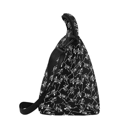 Skeleton Style Print Neoprene Lunch Bag (Model 1669)(Large)-JTAMIGO.COM