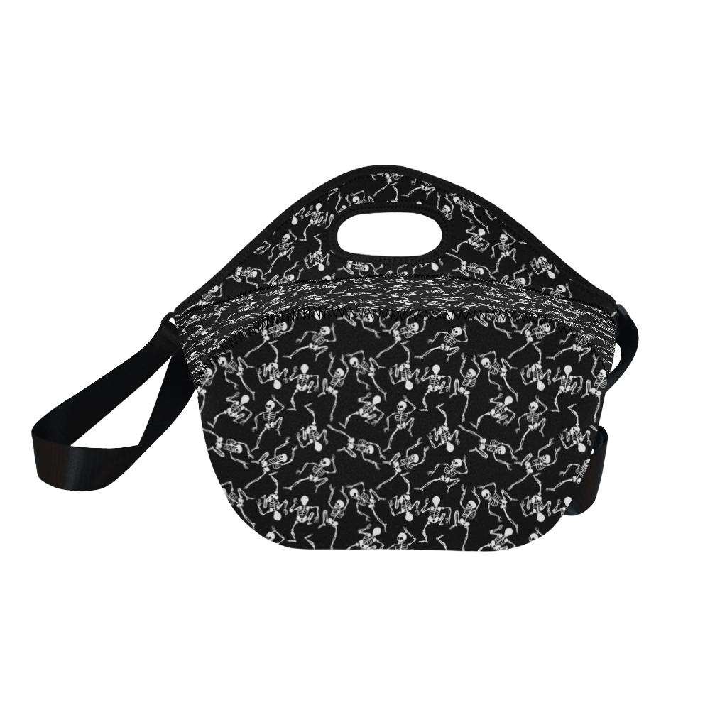 Skeleton Style Print Neoprene Lunch Bag (Model 1669)(Large)-JTAMIGO.COM