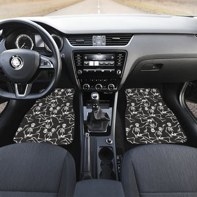 Skeleton Themed Print Car Floor Mats