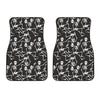 Skeleton Themed Print Car Floor Mats