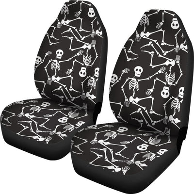 Skeleton Themed Print Universal Fit Car Seat Covers