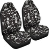 Skeleton Themed Print Universal Fit Car Seat Covers
