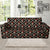 Skull Roses Bone Design Themed Print Sofa Slipcover-JTAMIGO.COM