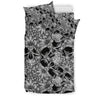 Skull Tattoo Design Print Duvet Cover Bedding Set