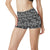 Skull Tattoo Design Print High Waisted Spandex Shorts-JTAMIGO.COM