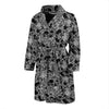 Skull Tattoo Design Print Men Bath Robe-JTAMIGO.COM