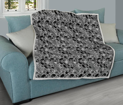 Skull Tattoo Design Print Premium Quilt-JTAMIGO.COM