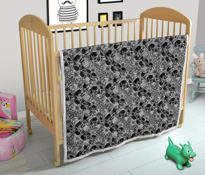 Skull Tattoo Design Print Premium Quilt-JTAMIGO.COM