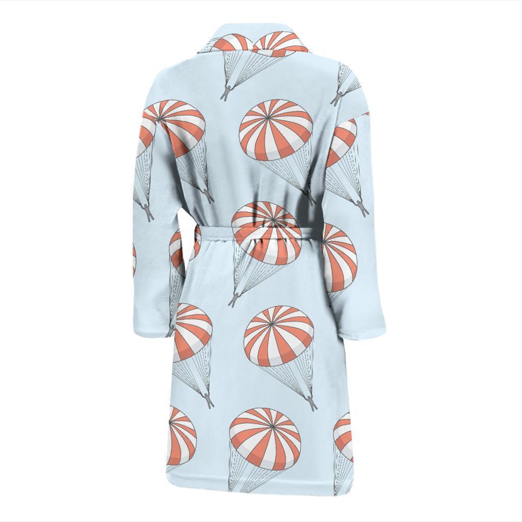 Skydiving Pattern Print Design 01 Men Bathrobe-JORJUNE.COM