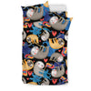 Sloth Cartoon Design Themed Print Duvet Cover Bedding Set