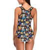 Sloth Cartoon Design Themed Print One Piece Swimsuit-JTAMIGO.COM