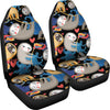 Sloth Cartoon Design Themed Print Universal Fit Car Seat Covers