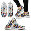 Sloth Cartoon Design Themed Print Women Sneakers Shoes