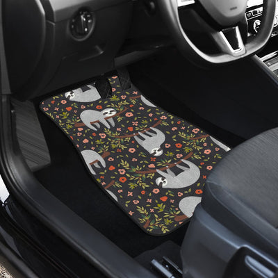 Sloth Cute Design Themed Print Car Floor Mats