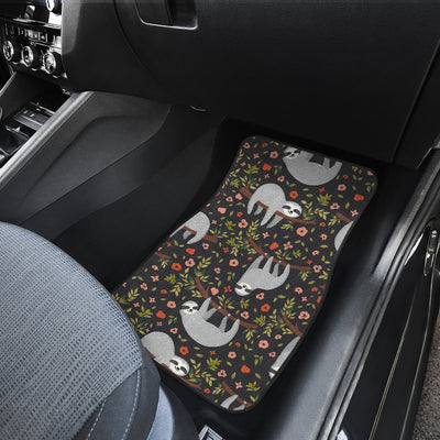 Sloth Cute Design Themed Print Car Floor Mats