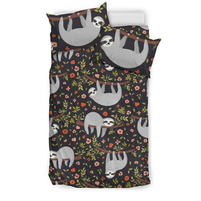 Sloth Cute Design Themed Print Duvet Cover Bedding Set