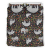 Sloth Cute Design Themed Print Duvet Cover Bedding Set