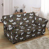 Sloth Cute Design Themed Print Loveseat Slipcover-JTAMIGO.COM