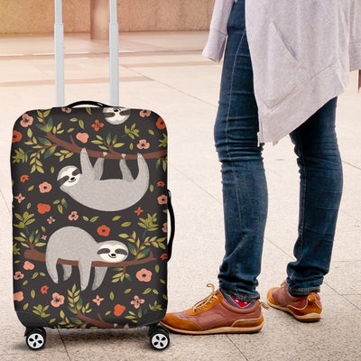 Sloth Cute Design Themed Print Luggage Cover Protector