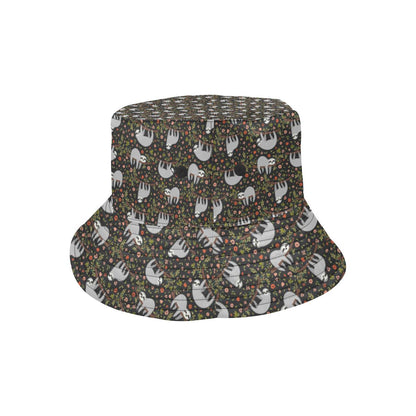 Sloth Cute Design Themed Print Unisex Bucket Hat