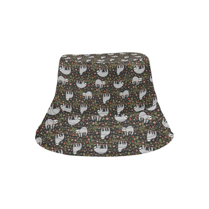 Sloth Cute Design Themed Print Unisex Bucket Hat