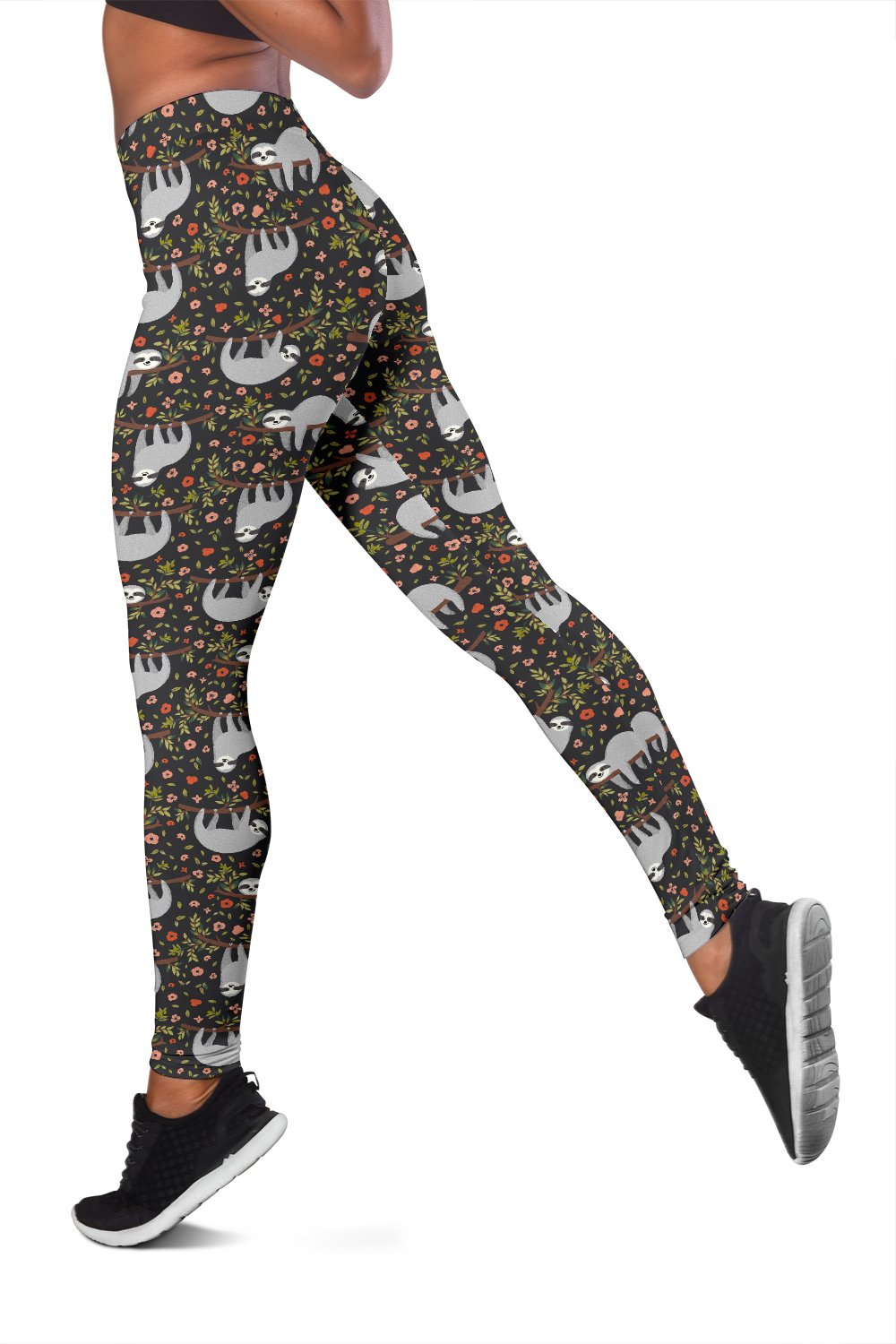 Sloth Cute Design Themed Print Women Leggings