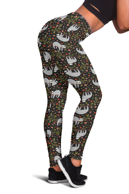 Sloth Cute Design Themed Print Women Leggings