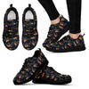 Sloth Flower Design Themed Print Women Sneakers Shoes