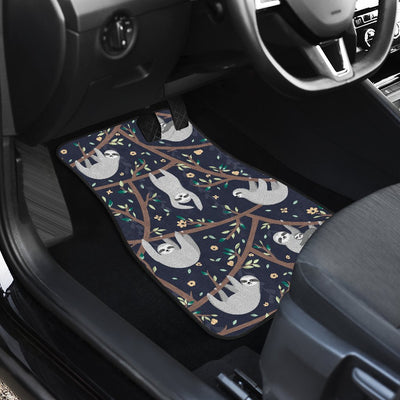 Sloth Happy Design Themed Print Car Floor Mats