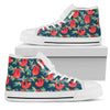 Sloth Red Design Themed Print Women High Top Shoes