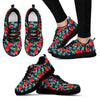 Sloth Red Design Themed Print Women Sneakers Shoes