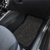 Snake Skin Black Print Car Floor Mats