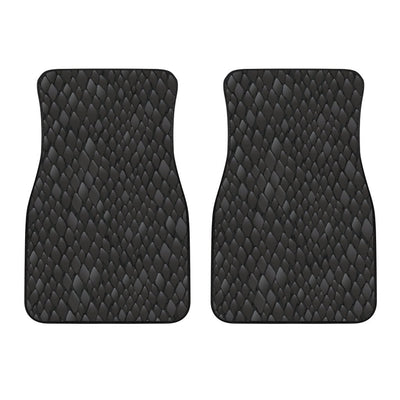 Snake Skin Black Print Car Floor Mats