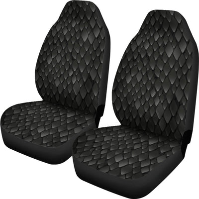 Snake Skin Black Print Universal Fit Car Seat Covers