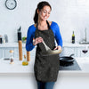 Snake Skin Black Print Women Apron