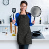Snake Skin Black Print Women Apron