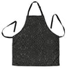 Snake Skin Black Print Women Apron