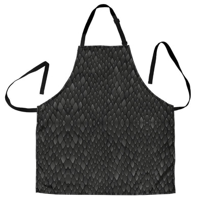Snake Skin Black Print Women Apron
