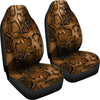 Snake Skin Brown Print Universal Fit Car Seat Covers