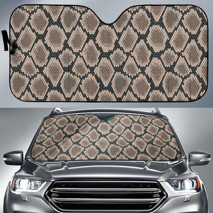 Snake Skin Design Print Car Sun Shade For Windshield