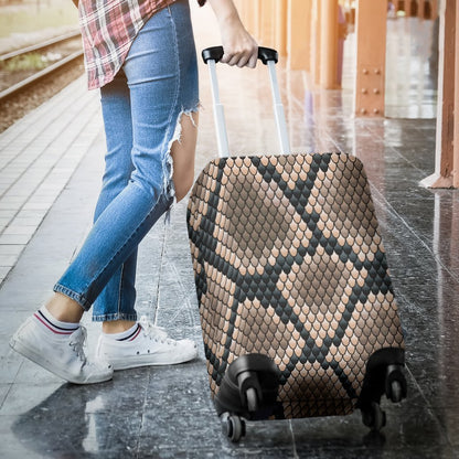 Snake Skin Design Print Luggage Cover Protector
