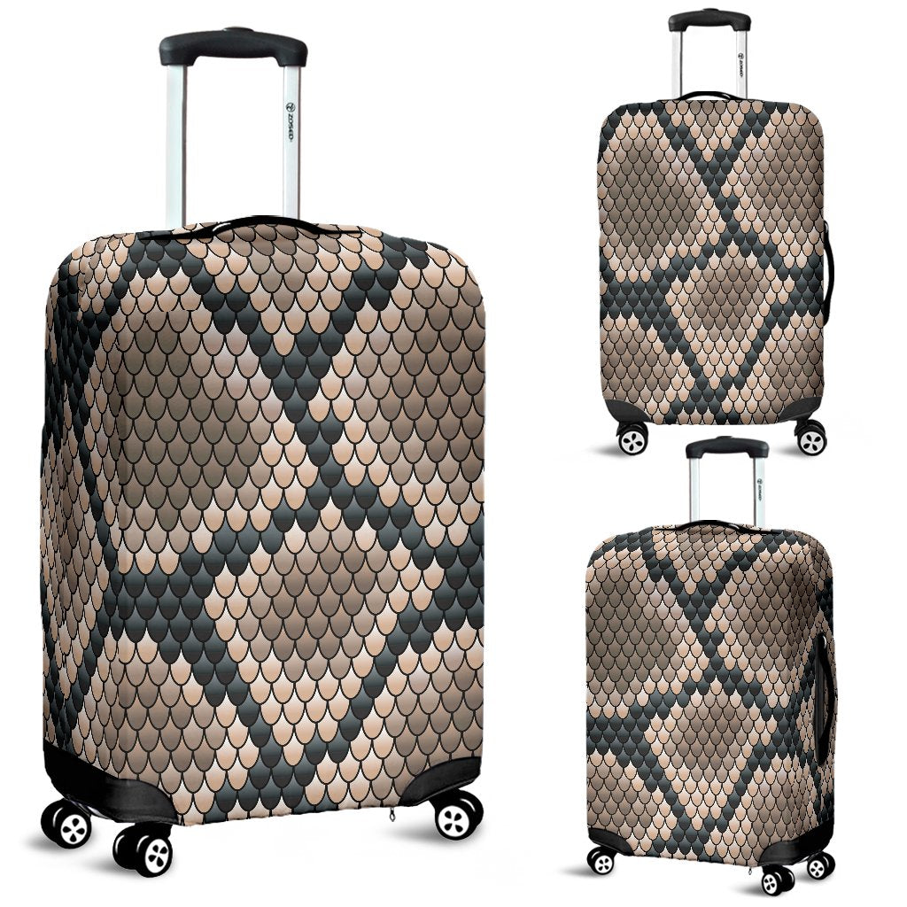 Snake Skin Design Print Luggage Cover Protector